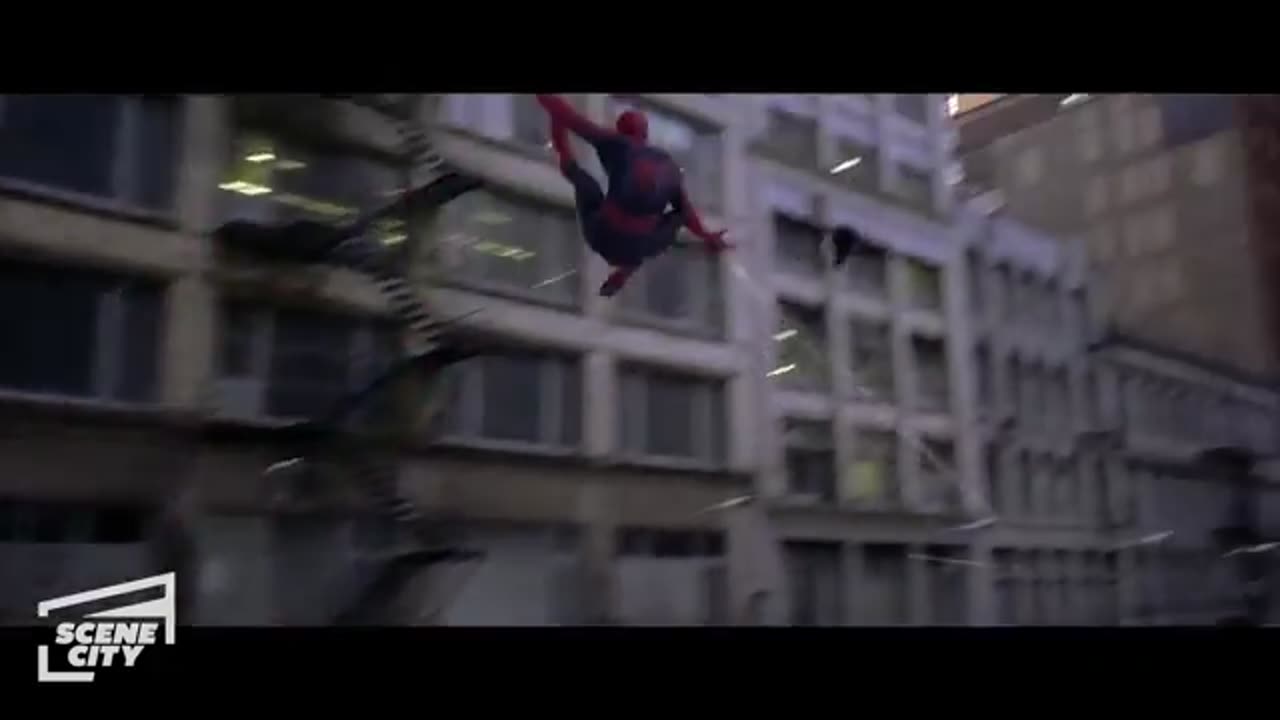 Spider-Man Train Fight Scene