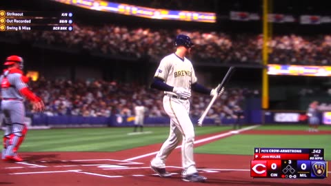 MLB The Show: Cincinnati Reds vs Milwaukee Brewers (S7 G150)