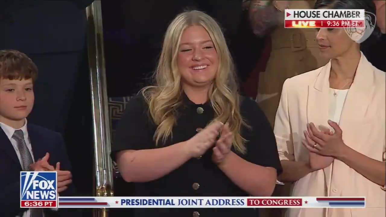 0 Democrats applaud for Payton McNabb who suffered traumatic brain injury