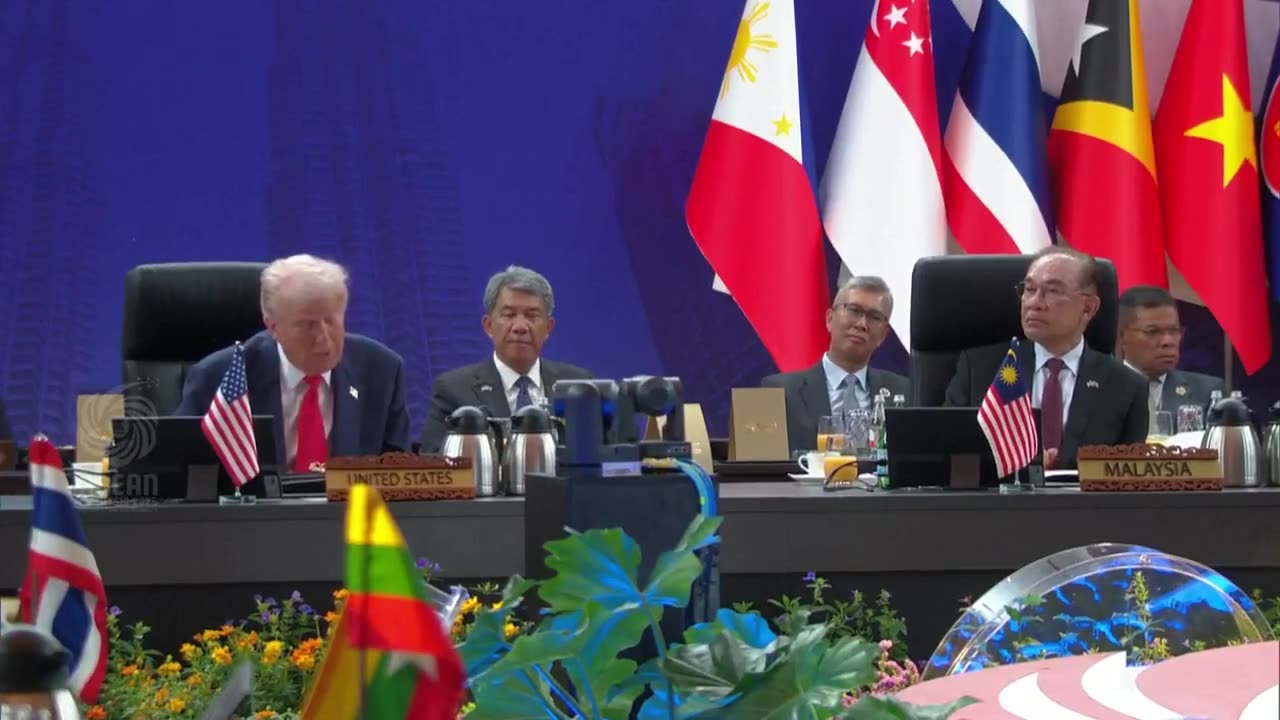 🚩President Trump speaks to Leaders at the Malaysian ASEAN Annual Summit