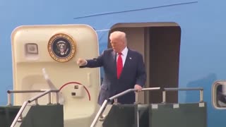 Trump now back to America