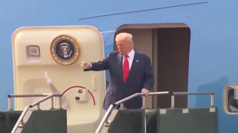 Trump now back to America