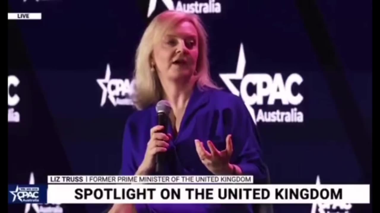 Liz Truss says that there are a small elite group who control everything.....