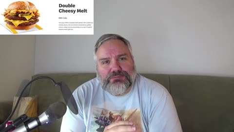 Jay eats the McDonalds Double Cheesy Melt