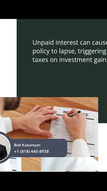 Life Insurance Loans and Taxes.