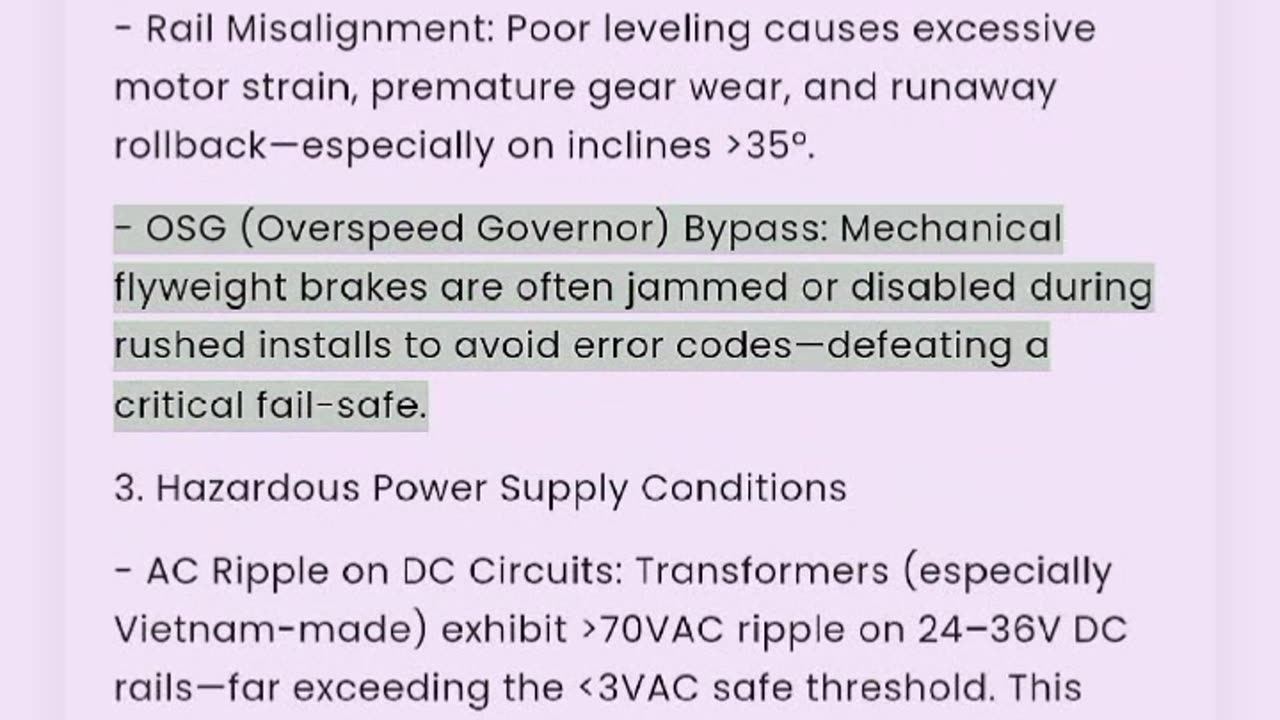 For the benefit of public safety—and grounded in observable field evidence, electrical codes, and pr