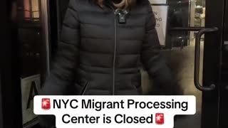 No more free stuff! The NYC migrant processing center at Roosevelt hotel has