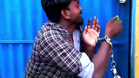 How did the thief open the lock?