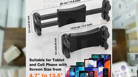 iPad Mic Stand Mount, 360° Rotation Tablet Holder for Microphone Music Stand wit