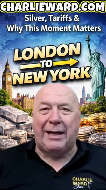 Silver Alert: London to New York www.charlieward,com #silver #tariffs #Markets