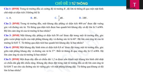 BUỔI 20: TỪ THÔNG