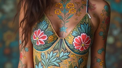 Body Painting vs. Real Clothes – Can You Tell the Difference?