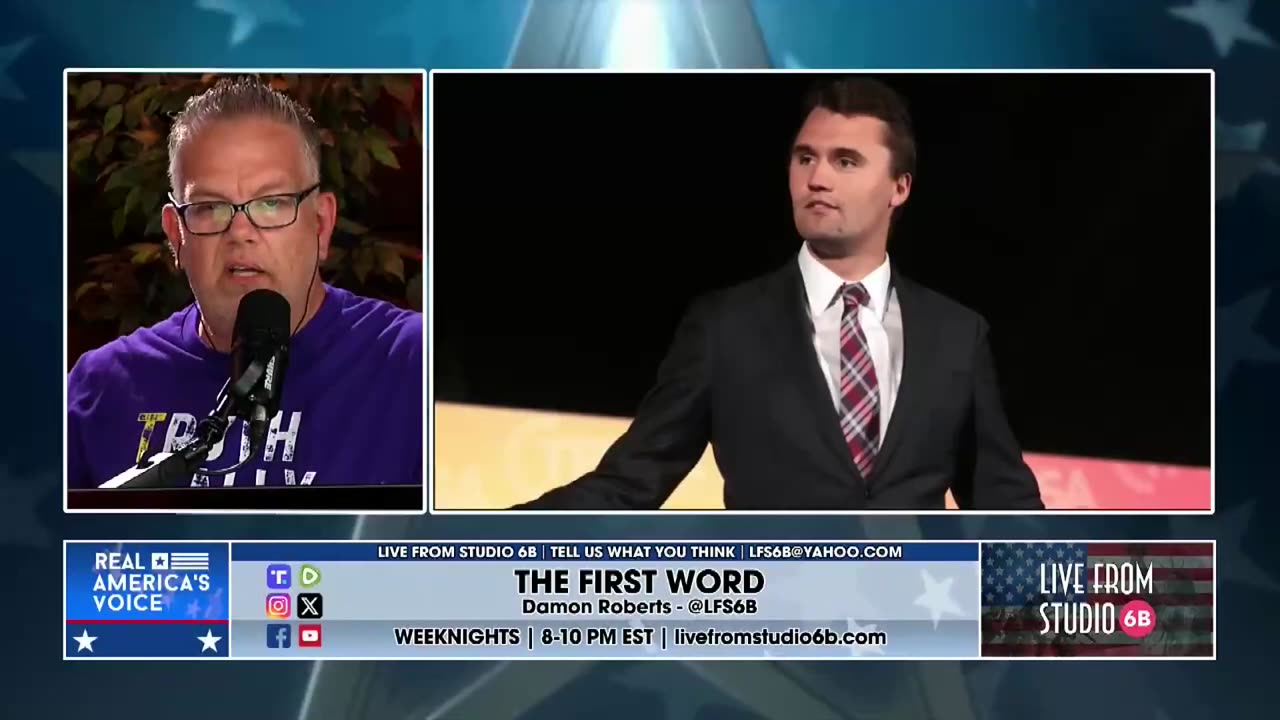 DAMON ROBERTS TRIBUTE TO CHARLIE KIRK