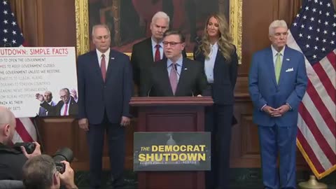 Speaker Johnson tells Chuck Schumer to SHOVE IT... BOOM
