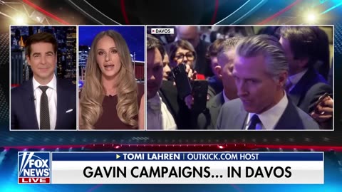 'Sparkle Beach Ken' Newsom embarrassed in Davos