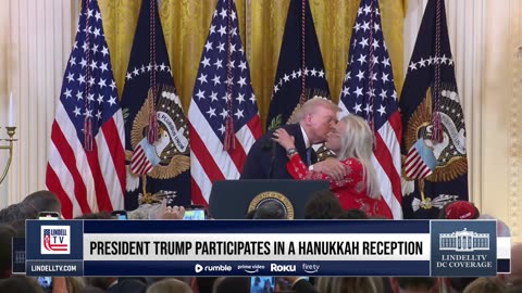 PRESIDENT TRUMP PARTICIPATES IN A HANUKKAH RECEPTION