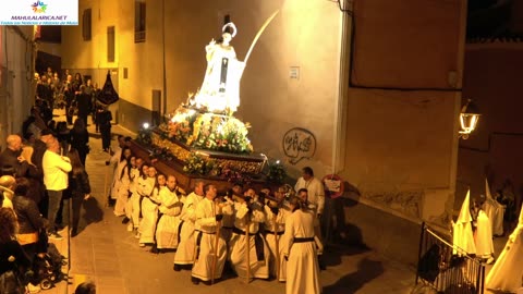 Procesión del Santo Entierro en Mula el viernes santo 2024