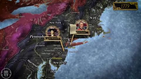 American Revolution War, 1775- 1783.
