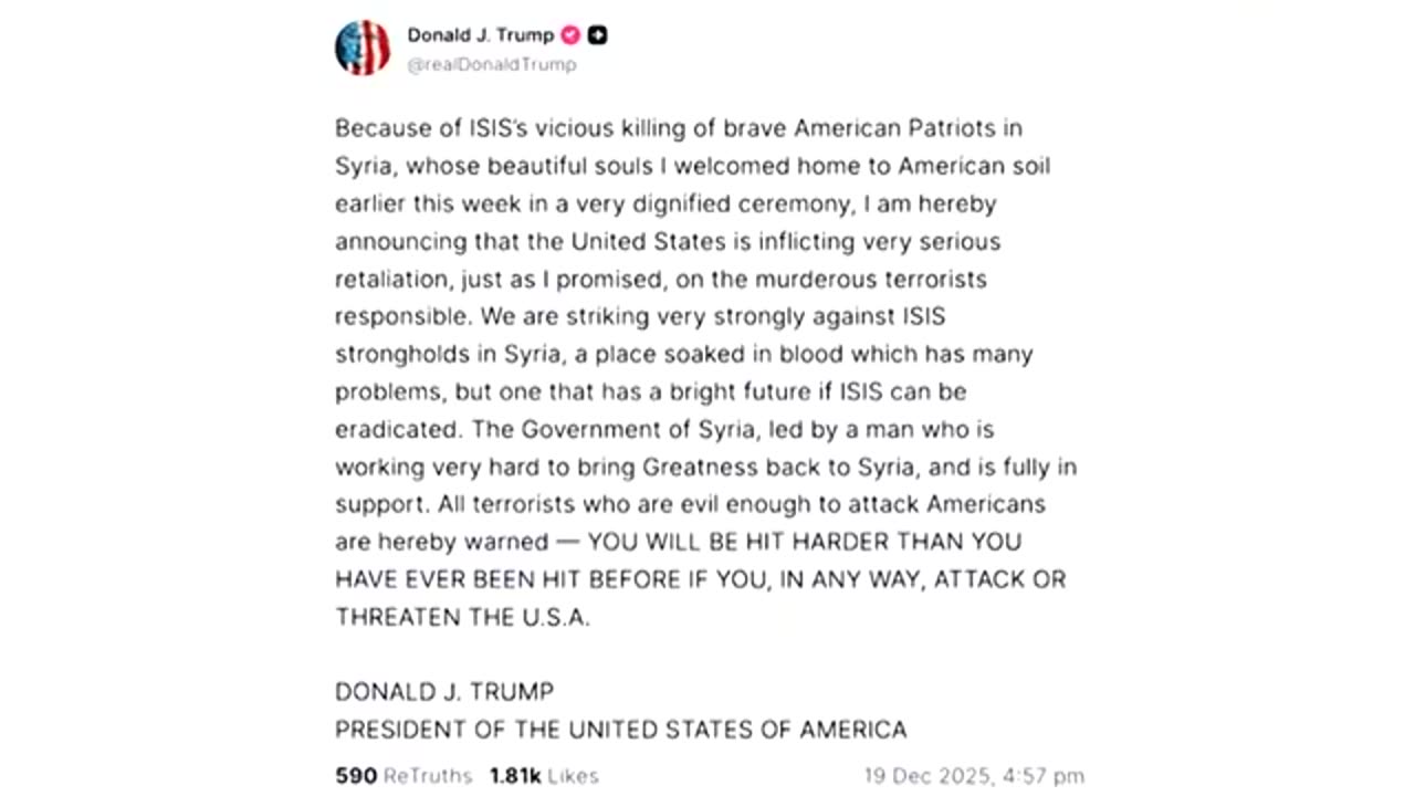 U.S. forces strike dozens of ISIS targets in Syria