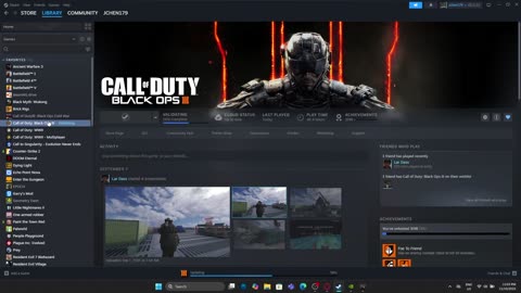 Playing Call of Duty Black Ops III Zombies Steam Workshop level maps - (No Commentary).