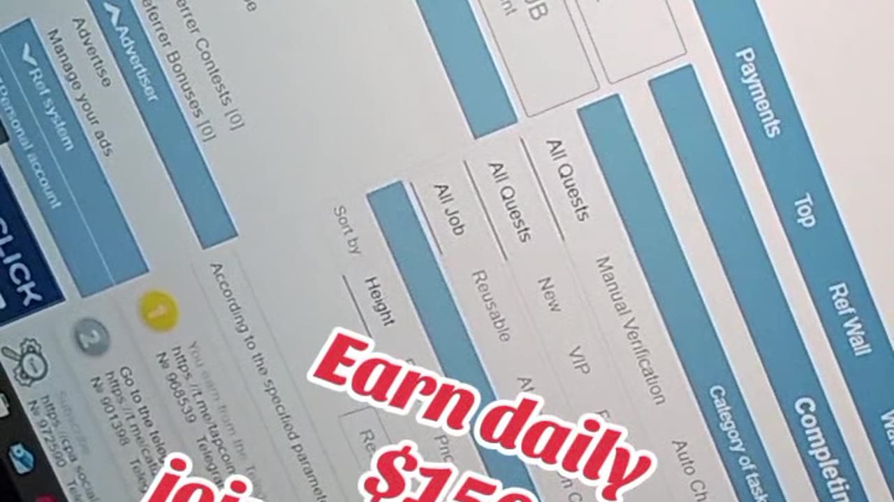 Earn daily $150