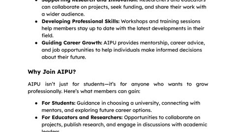 Building Your Career with AIPU’s Support