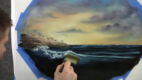 Paint with Kevin Hill - Sunset Surf