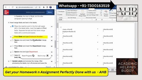 Word 2019 In Practice Ch 5 Independent Project 5-6b | Privacy Notice | SIMnet