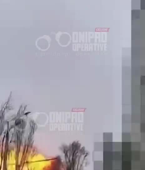 Russian strike on Dnipro