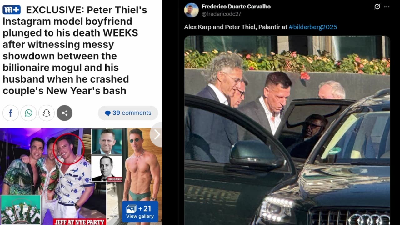 Peter Thiel Confronted at Bilderberg