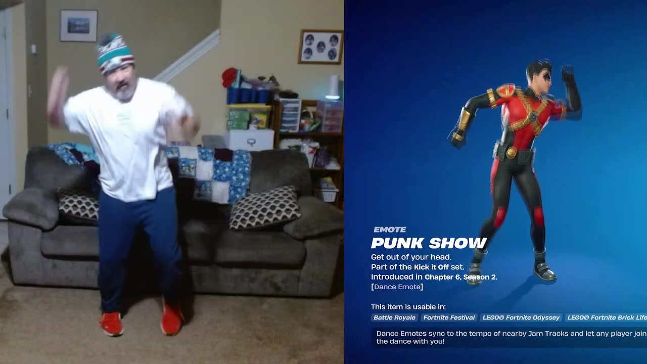 FFG Dance Fortnite Emotes Punk Show
