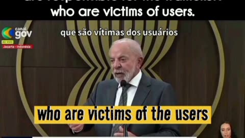 Lula and Gustavo Petro defending their employees and the legalization of cocaine.