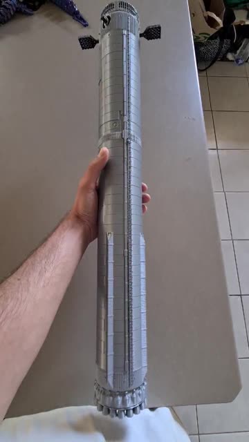 SpaceX Super Heavy Booster Rocket | Finished 3D Printed Starship Model