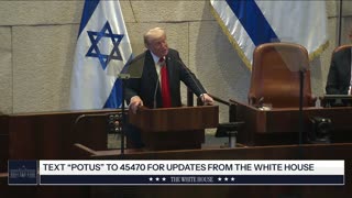 President Trump Delivers Remarks to The Knesset