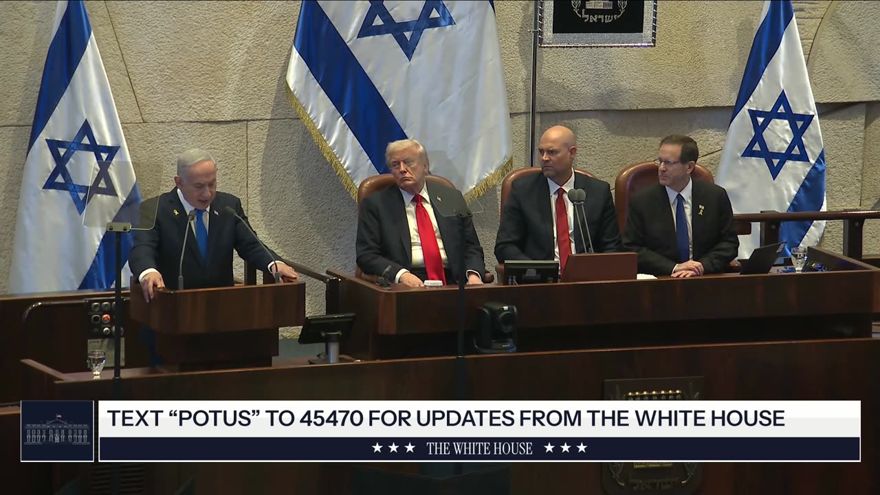 President Trump Delivers Remarks to The Knesset