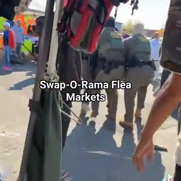 ICE just raided a flea market in Chicago and arrested about a dozen illegals
