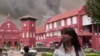 Breaking: EHHH⁉ Twin Tornadoes spotted in Melaka⁉