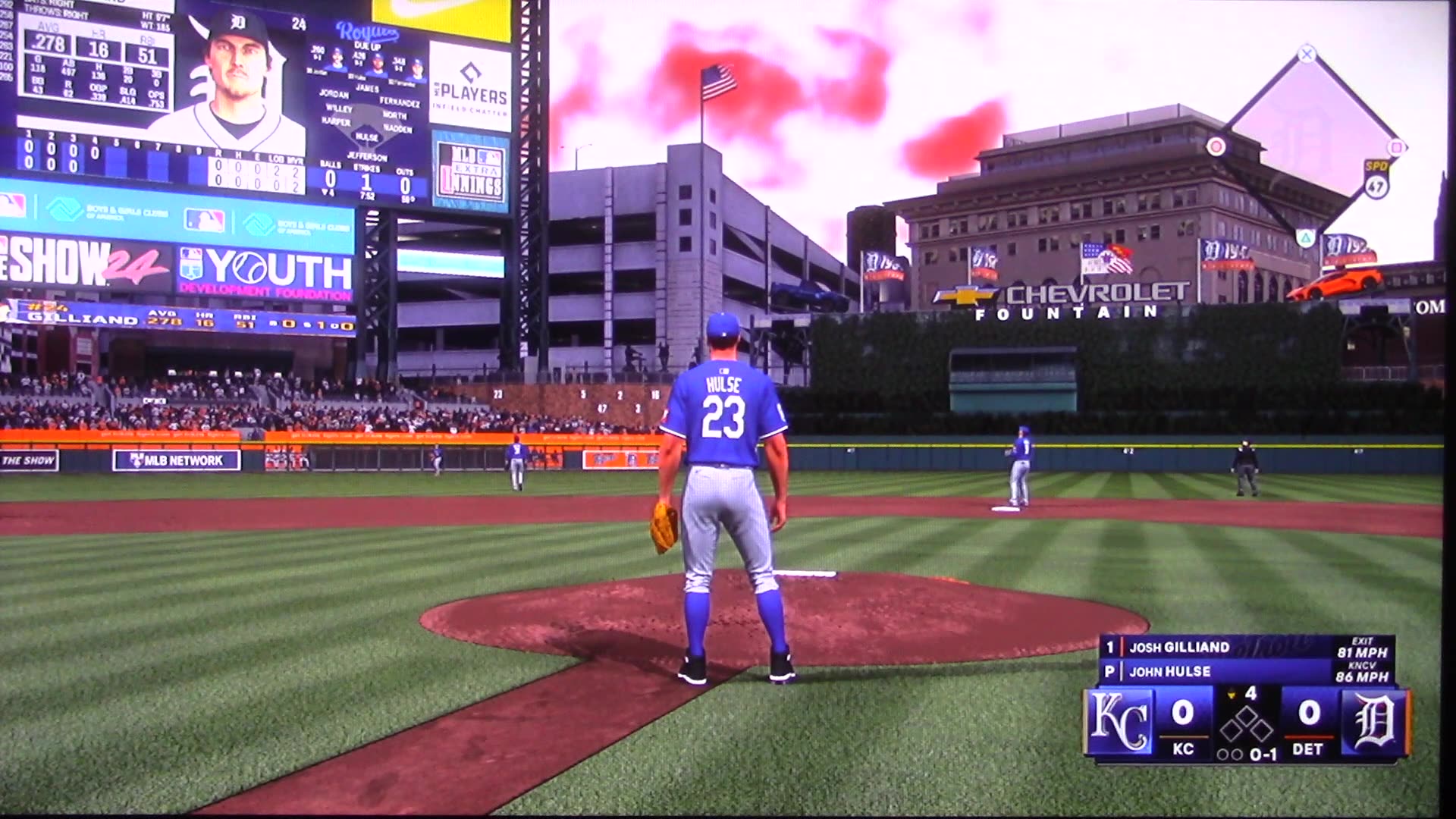 MLB The Show: Kansas City Royals vs Detroit Tigers (S22 G145)