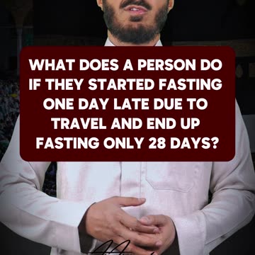 What to do if you fasted only 28 days in Ramadan?