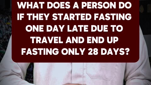 What to do if you fasted only 28 days in Ramadan?