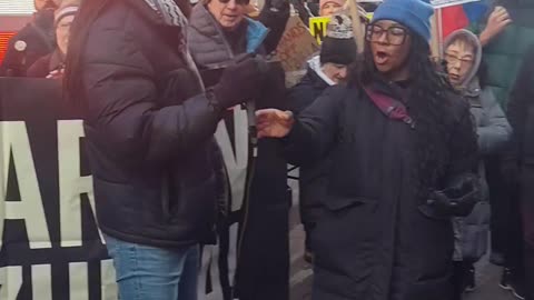 Andre Easton for the Bronx: "HANDS OFF VENEZUELA!"