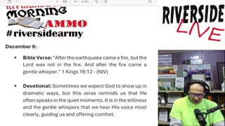Riverside Morning Ammo Daily Devotional 12.6.25