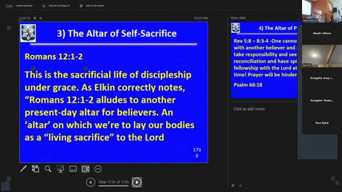 Sunday November 30, 2025 Life of the Messiah 183: Four of the Five Altars for Believers Today