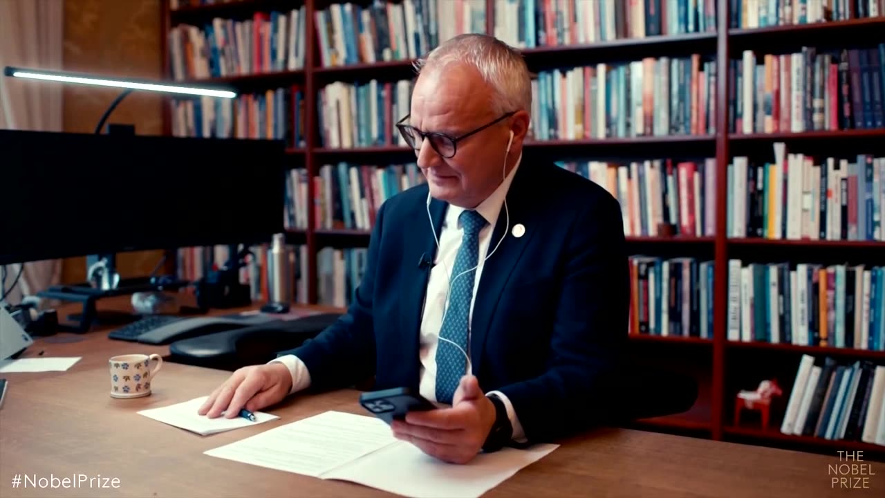 Emotional call from Oslo as Machado learns of Nobel win