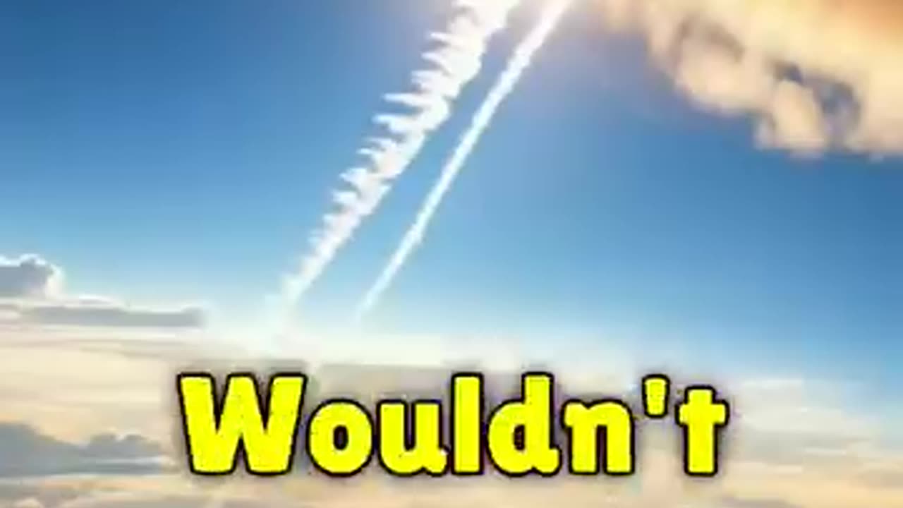 Short lesson about chemtrails