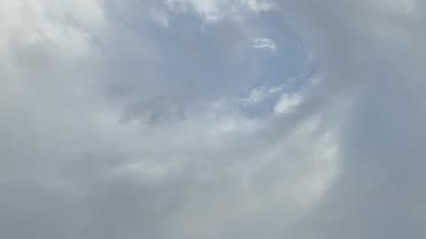 Swirl in the sky late yesterday above Jaya…