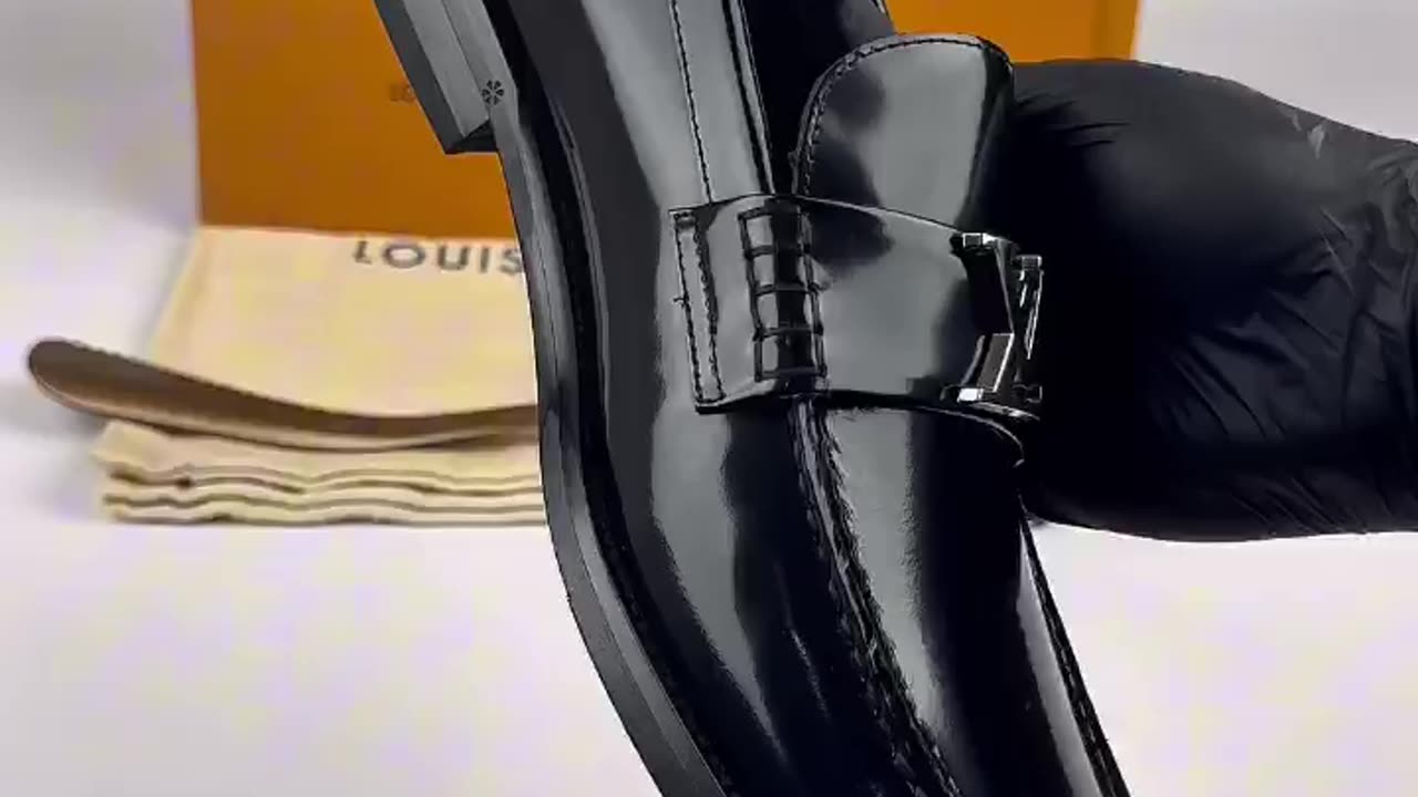 Unboxing & Close-Up Review — Glossy Black Loafer (1:1 Quality)