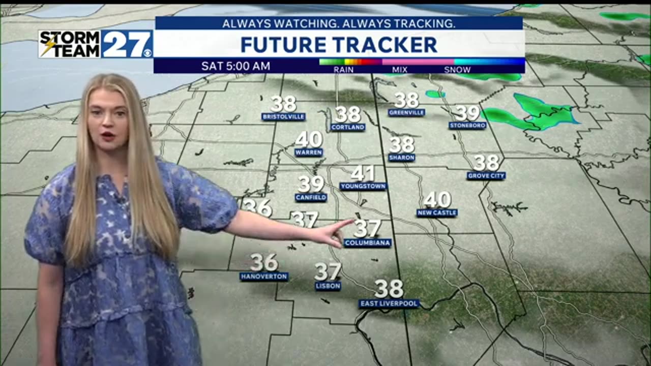 OCTOBER 31 2025 WKBN 27 FIRST NEWS WEATHER FORECAST PART 1