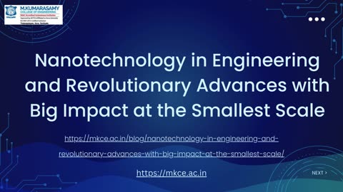 Nanotechnology in Engineering & Revolutionary Advances