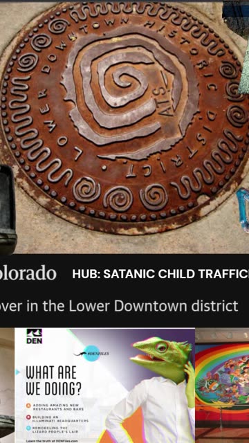 DENVER COLORADO DOWNTOWN DISTRIC & AIRPORT. It's all in plain sight.